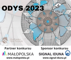 Plakat konkursu "ODYS 2023"